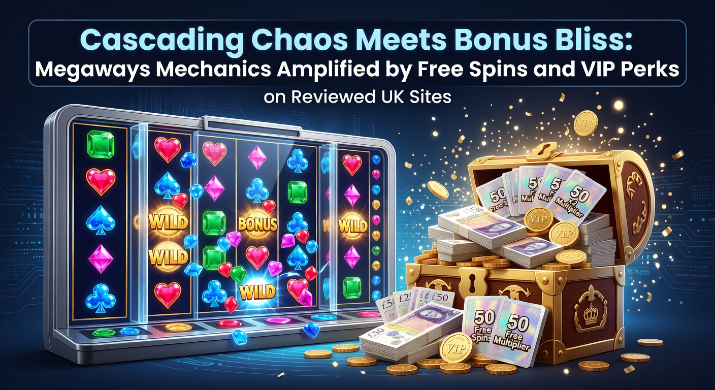 Dynamic Megaways slot screen showing cascading symbols tumbling down amid glowing multipliers and bonus triggers