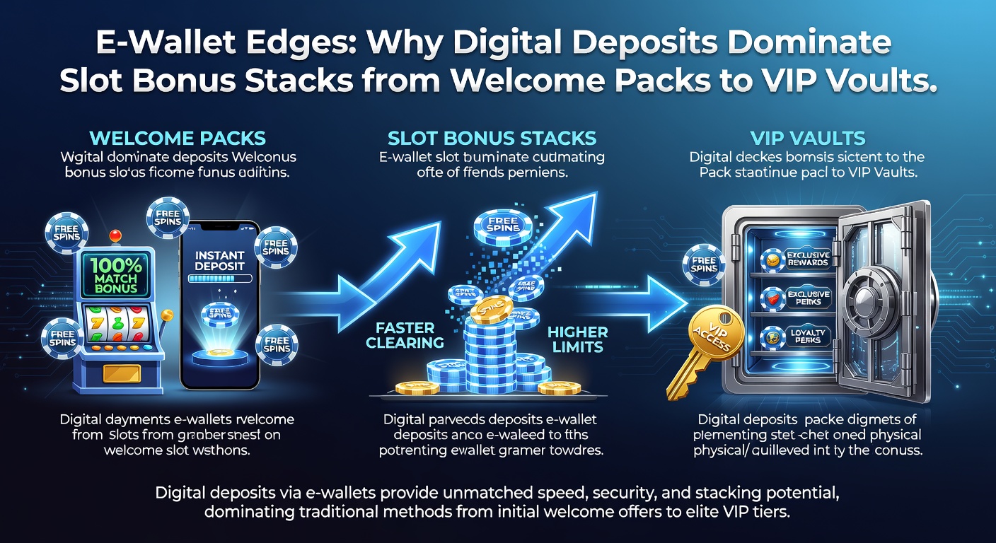 VIP dashboard on a slot platform showcasing tiered e-wallet bonus vaults, with glowing icons for cashback, exclusive spins, and high-limit deposits