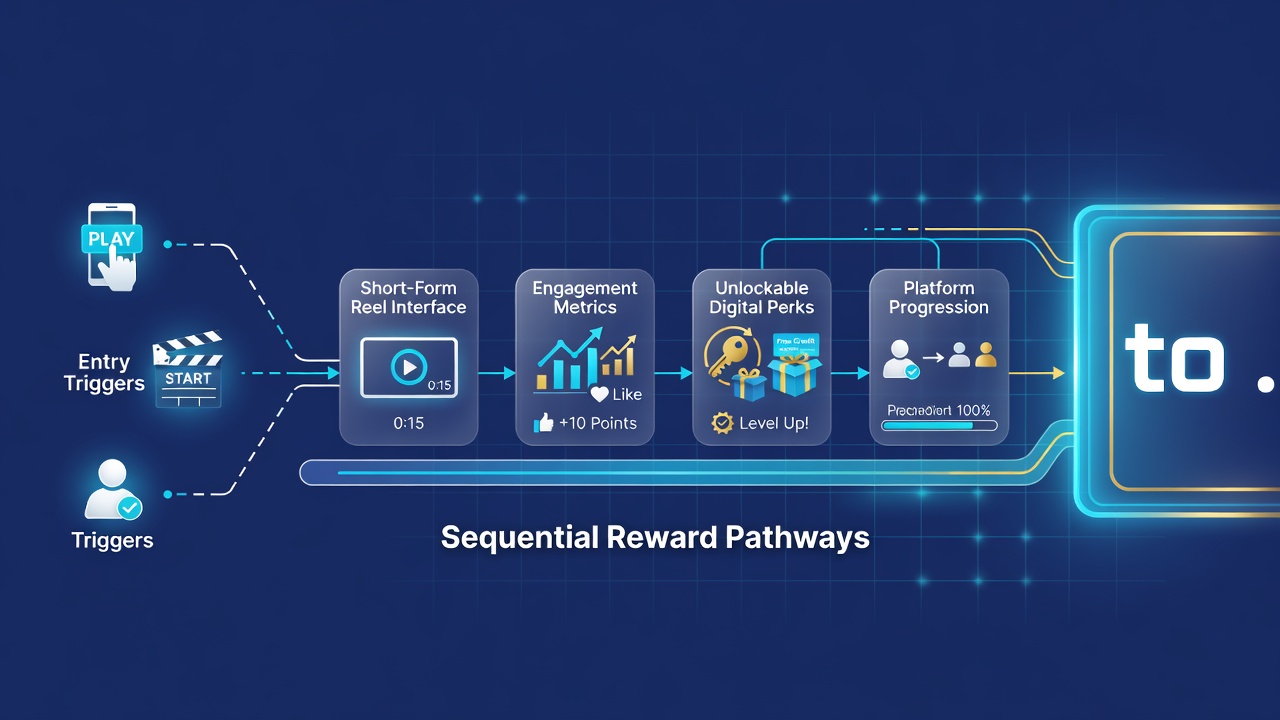 Diagram mapping sequential reward layers including mid-tier reloads and VIP structures in UK slot platforms
