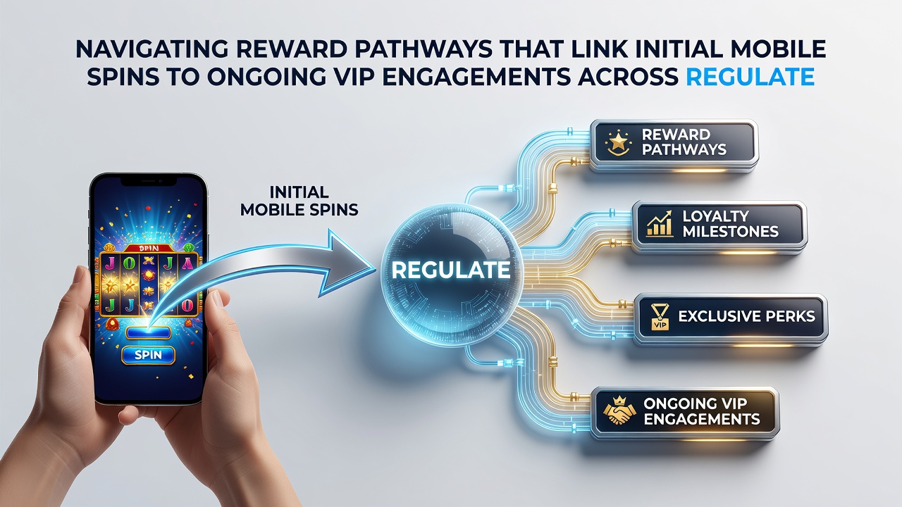 Dashboard view of VIP loyalty tiers showing progression from mobile spins to exclusive rewards on digital gaming platforms