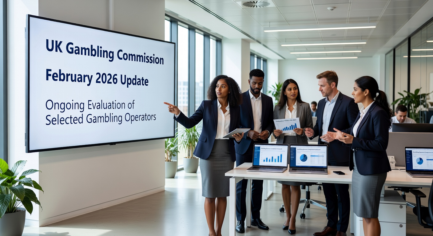 Illustration of research methods in action for gambling policy evaluation, showing surveys, interviews, and data charts