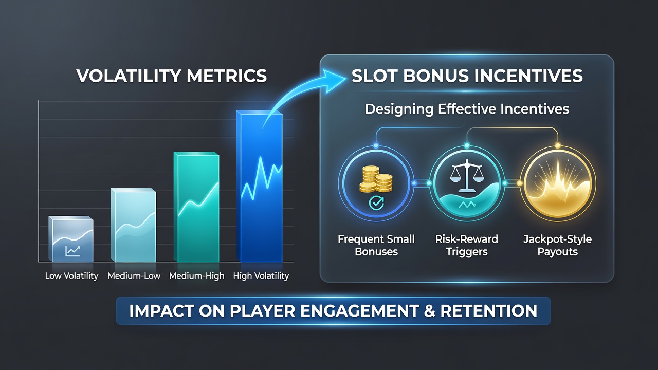 Infographic showing volatility categories and corresponding bonus incentive examples